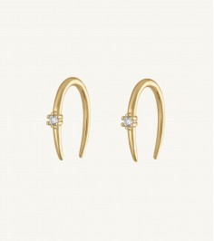 Luna Open Hoop Earring