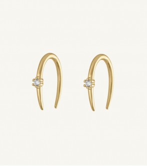 Luna Open Hoop Earring