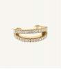 Sterling Gold diamond Earring