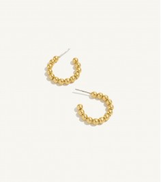 Medium Hoop gold Earrings